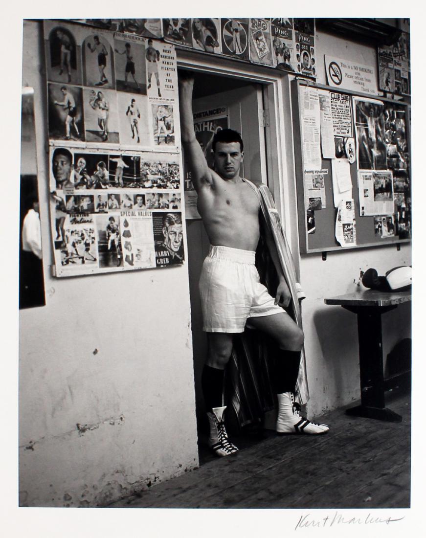 Kurt Markus Lot of Two (Born 1947): Kurt Markus Lot of Two (Born 1947) Boxer, Dublin, Ireland, 1992/Printed 1993 Vintage Gelatin Silver Print, Print number 1 made in 1993 Signed by the artist in pencil on verso Titled and dated by the a