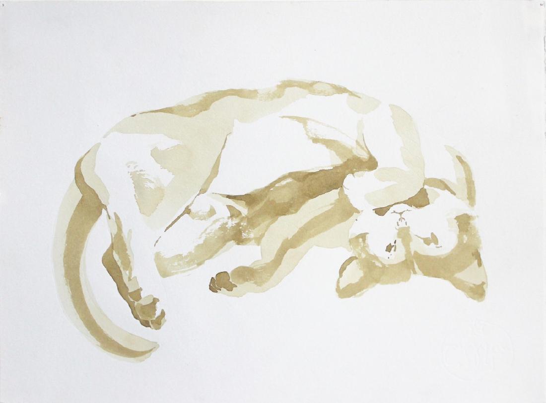 Tom Knechtel (Born 1952): Tom Knechtel (Born 1952) Bella #2, 1999 Watercolor and gouache on paper Signed, dated and titled verso Sheet: 11 x 15 inches; Framed: 14 x 18 inches Provenance: Koplin Gallery, Los Angeles, gallery la