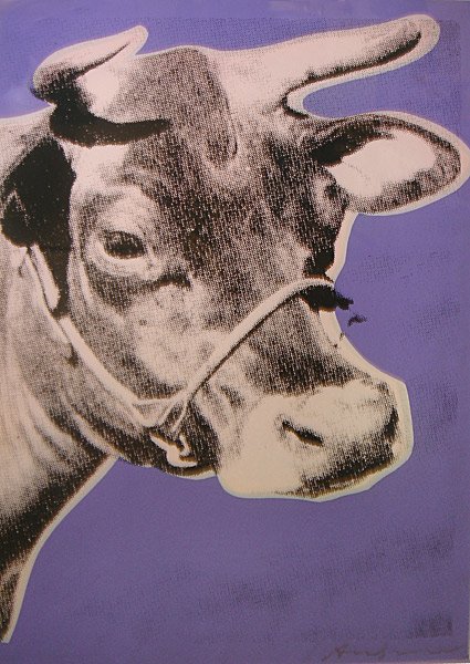 Andy Warhol Pink Cow Wallpaper
