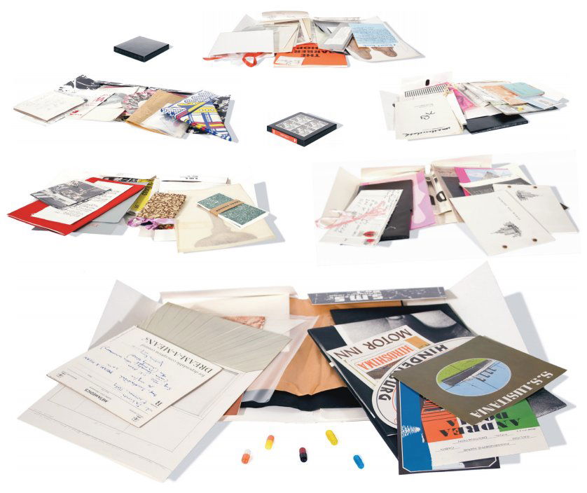 SMS (SHIT MUST STOP): A COLLECTION OF MULTIPLES: Includes artists such as: Marcel Duchamp, Roy Lichtenstein, Man Ray, Christo, Richard Hamilton, Claes Oldenberg, John Cage, Terry Riley, and Yoko Ono Mixed media in six volumes, 1968-2008 Includes ori