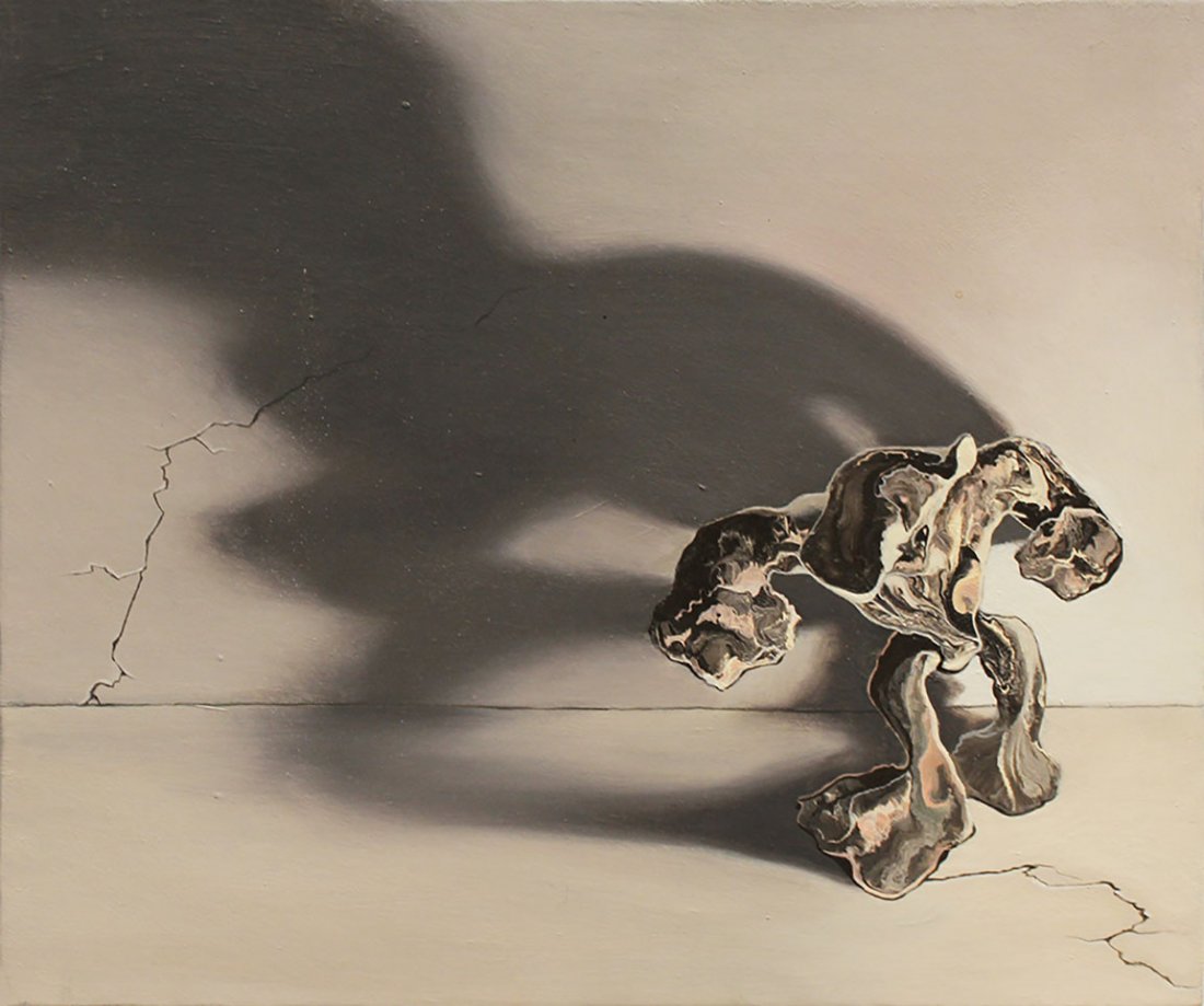 SIMON WILLEMS, Don’t Go Weird on Me, 2006: Oil and enamel on canvas Image: 10 x 12 inches