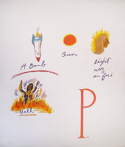 Mike Kelley XC Primer: 1995 Mixed media on paper Signed, titled, and dated in pencil on verso Image: 26 x 20 inches; Framed: 29 x 23 inches