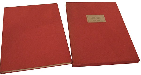 Joan Miro (Artist Book): Peintures Murales, 1961 Hardcover Edition #106 Signed by artist in pencil on inset page Printed by Maeght Editeur Printed in France Image: 15 x 11 inches