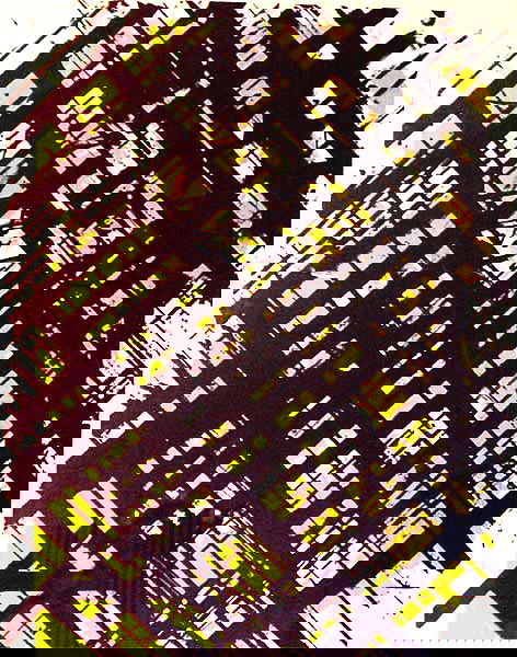 Ed Moses - EM-L-8 (#66): 1982 Two color lithograph Numbered 25/100 Signed and dated on recto Printed on Rives paper by Ikuru Kuwahara Image: 38 x 26 inches; Framed: 44 ¼ x 30 ¼ inches