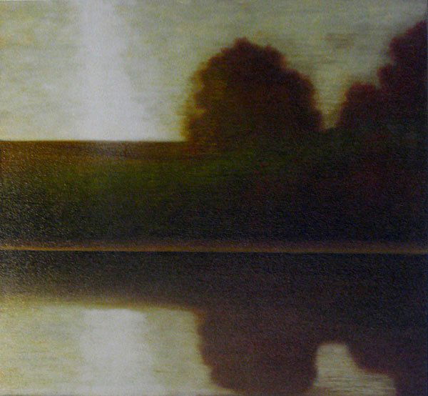 Wade Hoefer Lot of Two: Concordia V, 2003 Oil on canvas Signed, dated and numbered on verso Image: 24 x 24 inches Concordia D.C. II, 2003 Oil on canvas Signed, dated and numbered on verso Image: 24 x 24 inches