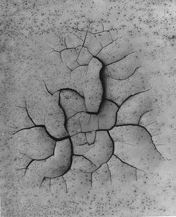 033: Charles Brittin Lot of Three: Untitled (desert earth), c.1960 Rare vintage gelatin silver print Signed by the artist in pencil on verso Provenance: From the collection of the artist Image: 16 x 20 inches; Framed: 28 x 24 inches Un