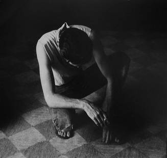 035: Charles Brittin Lot of Three: Feet and Chain, Venice, CA, 1958 Rare vintage gelatin silver print Signed by the artist in pencil on verso Provenance: From the collection of the artist Illustrated in: Charles Brittin, Smart Art Pres