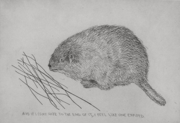 Raymond Pettibon, The Beautiful and the Damned, 20: Etching Printer’s proof 3/5 from an edition of 30 Signed in pencil on recto; Certificate of authenticity Matted on museum board; Complete archival treatment Provenance: Gary Eisenberg, Printer Image