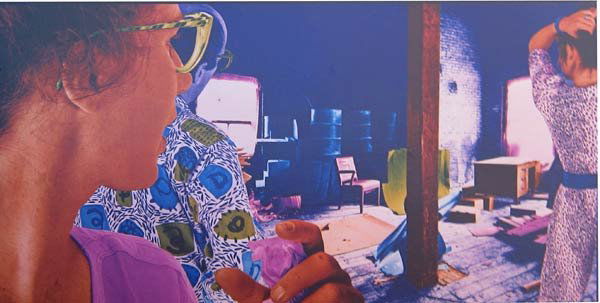 Sandy Skoglund Lot of Two: Red Flower; Possibility of Trash, 1986 Dye transfer photographs Each numbered 11/25 Each signed, titled, dated and numbered on recto sheet Image: Each 20 x 24 inches; Framed