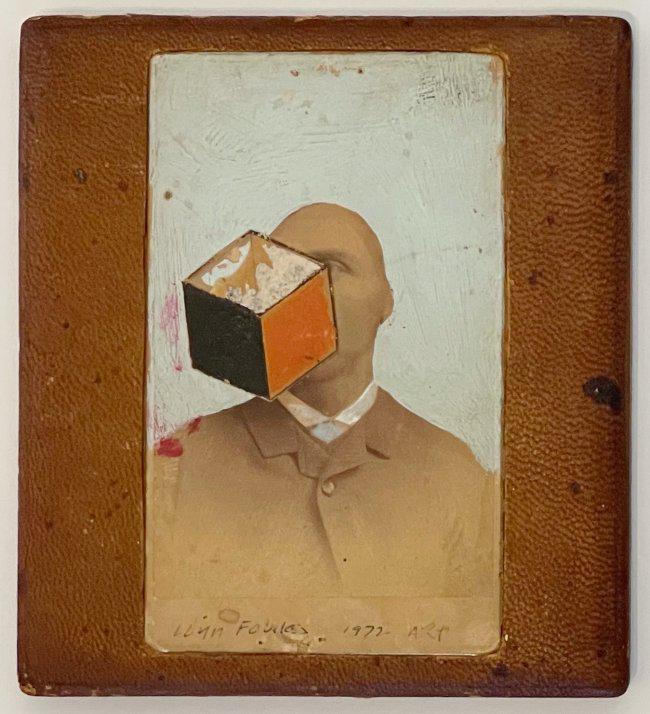 Llyn Foulkes, Art, 1972: Mixed media Signed, titled and dated in pencil on recto; Signed, titled and dated in ink on verso 4.75 x 4.25 inches; Framed: 15 x 13.5 i