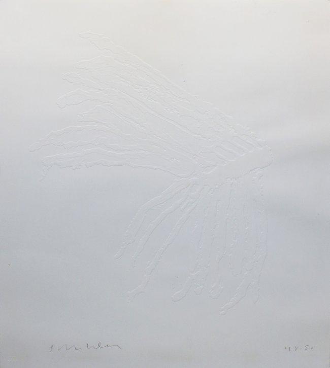 Fritz Scholder, White Feather Headdress, c. 1990 (1 of 1)