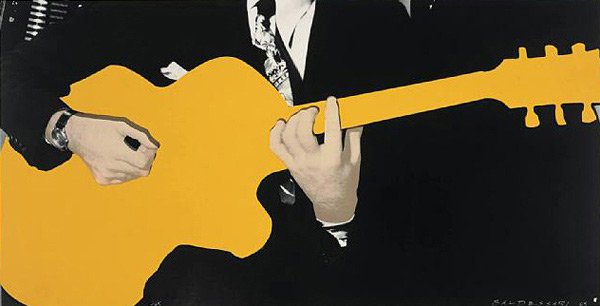 007: John Baldessari, Yellow Guitar