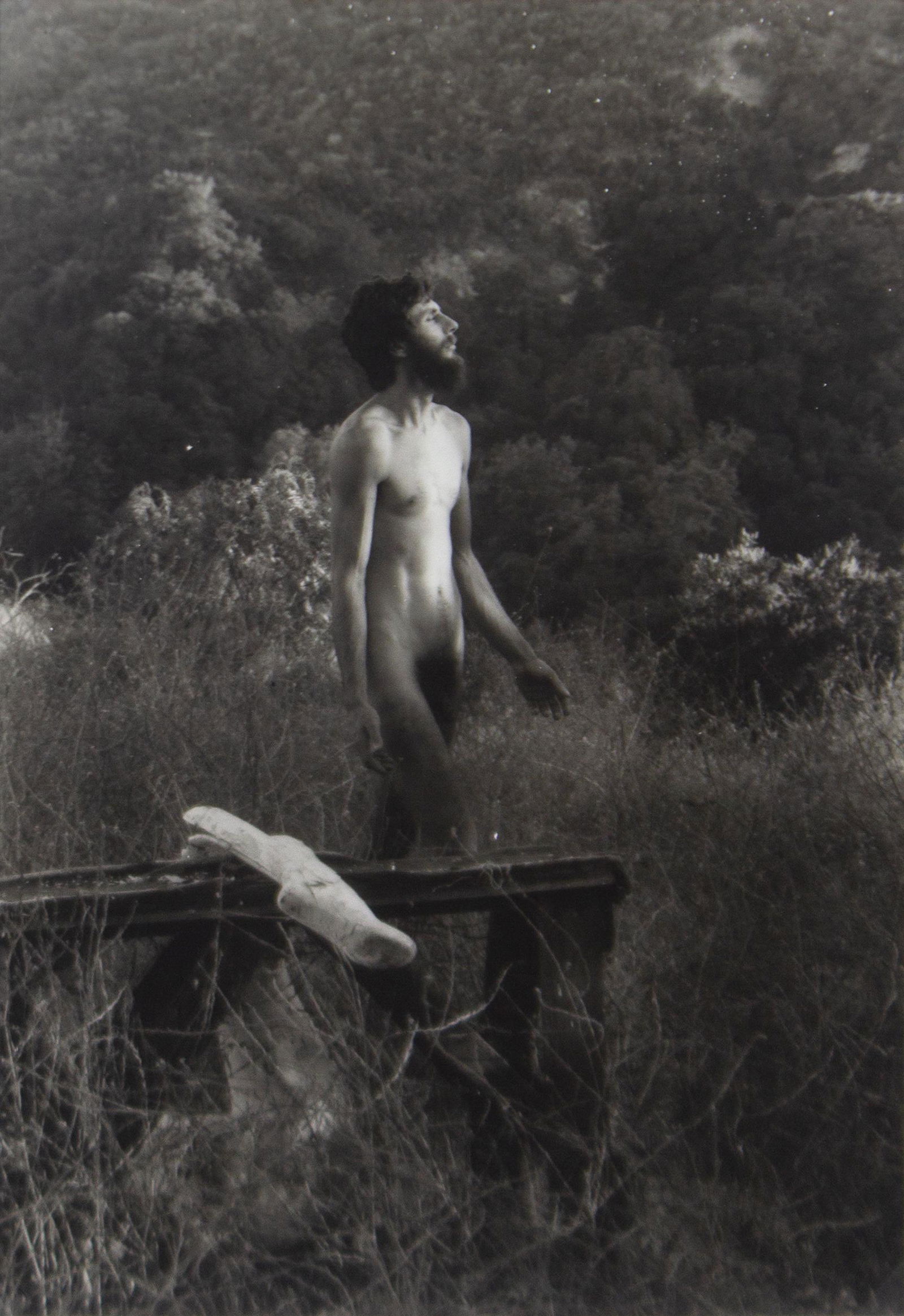 Edmund Teske (1911-1996) "George Herms, Topanga, California," c. 1960s (1 of 4)