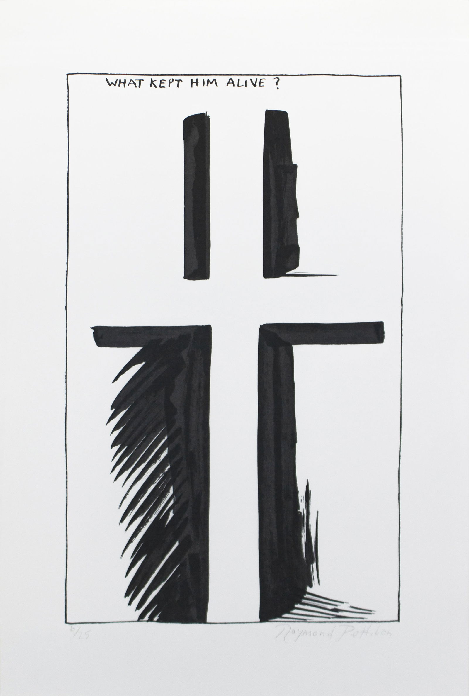 Raymond Pettibon (Born 1957) "Untitled (What Kept Himâ€¦)," 1990 (1 of 4)