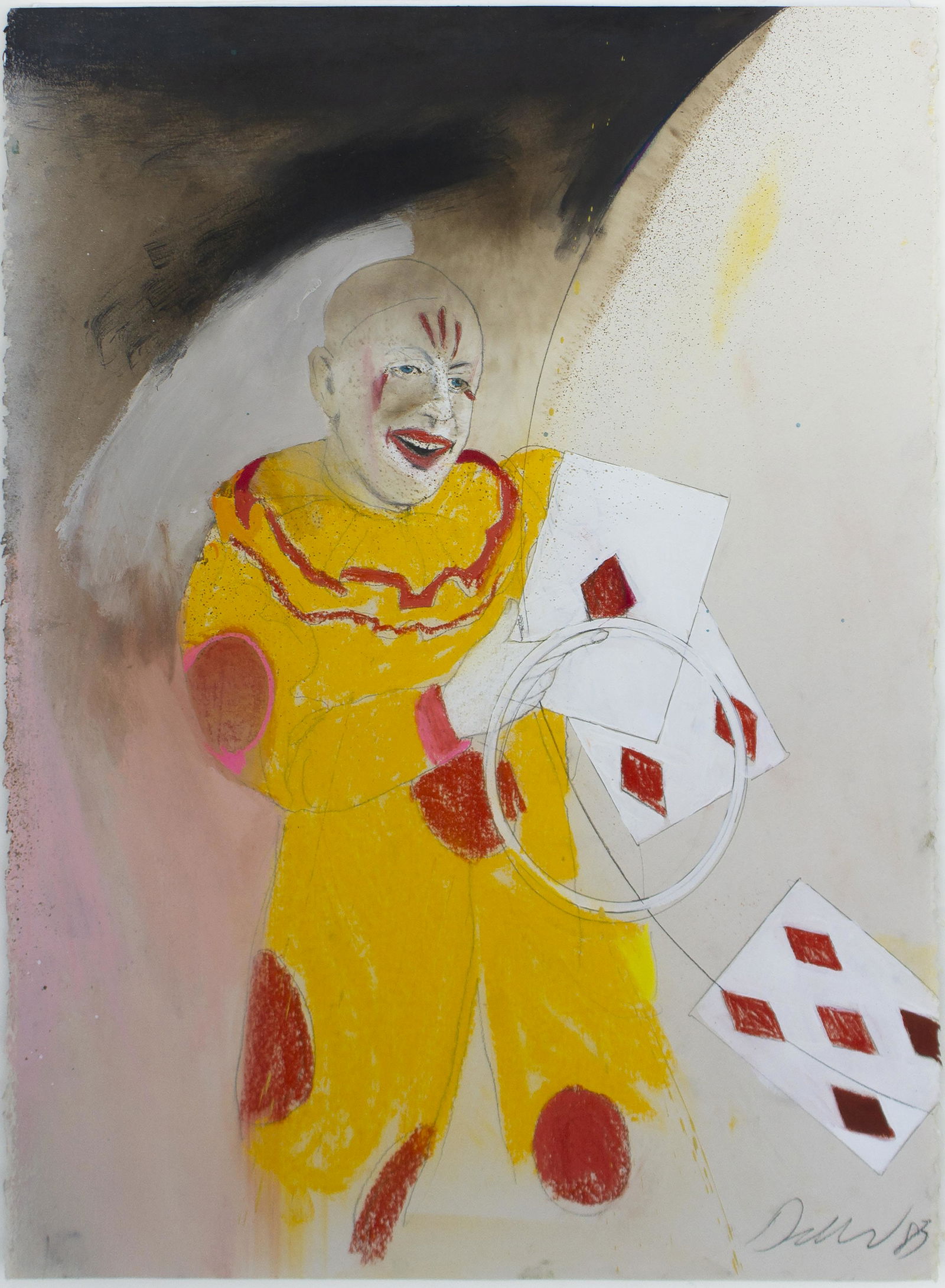 David Best  (Born 1945) "Circus Ring and Card Set," 1983 (1 of 4)