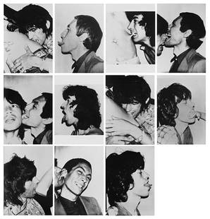 Andy Warhol, Rolling Stones, Love You Live, 1977: 11 vintage bromide prints, 1977 Provenance: Previously in the collection of Peter Gidal, author of Andy Warhol: Films and Paintings, The Factory Years; Andy Warhol, Blowjob; Andy Warhol, Series and Si
