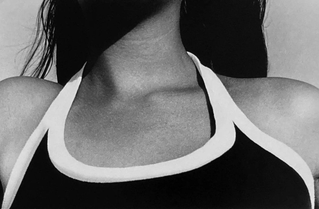 Ralph Gibson (1939) Halter Top from Quadrants Series , 1975: Vintage Gelatin Silver Print Signed, dated and editioned in pencil on sheet verso 11 x 14 inches AP