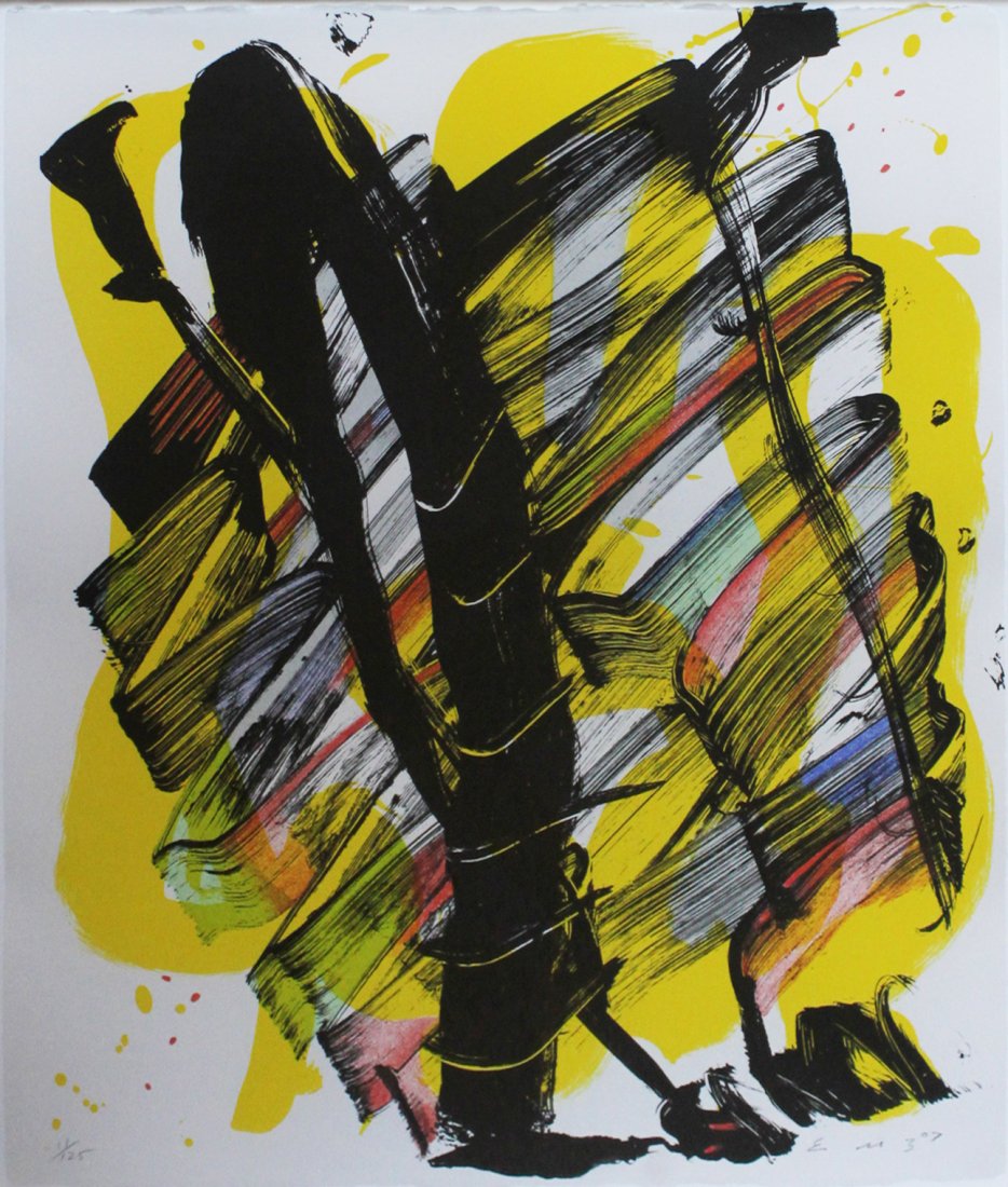 Ed Moses (1926-2018): Untitled, 2007 From the numbered edition of 125 Signed and numbered on recto Image: 26 x 19 5/8 inches Framed: 28 5/8 x 22 1/2 inches