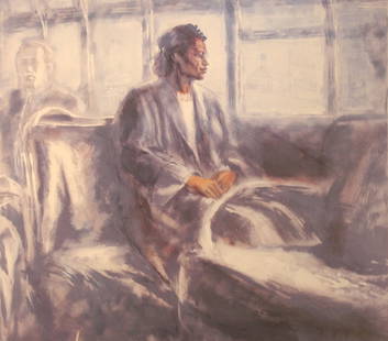 Artis Lane (1927): Rosa Parks, The Beginning, 1993 Lithograph Signed/Numbered/Dated by artist and signed by Rosa Parks on recto From the numbered edition of 750 Image: 26 1/2 x 29 1/4 inches Framed: 35 x 37 5/8 inches