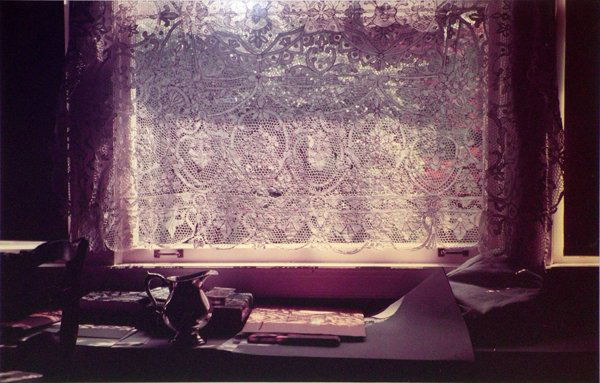 William Eggleston, Untitled (Lace Curtain), 1981: Ektacolor printrnImage: 10 x 14.5 inches; Framed: 20.75 x 24.75 inches