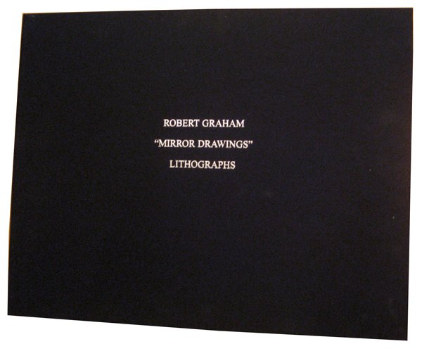Robert Graham, Mirror Drawings Portfolio, 1997: Boxed suite of 20 lithographs with colophon page Numbered 14/20 Each signed, dated, and numbered on recto Each with publisher chop mark on recto Published by Hamilton Press Image: Each 10.5 x 14