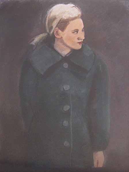 Dan McCleary, Untitled (Portrait of a Woman), 1984: Pastel on paper Initialed and dated in pencil on recto Image: 30 x 22 inches; Framed: 34.5 x 26.7 inches