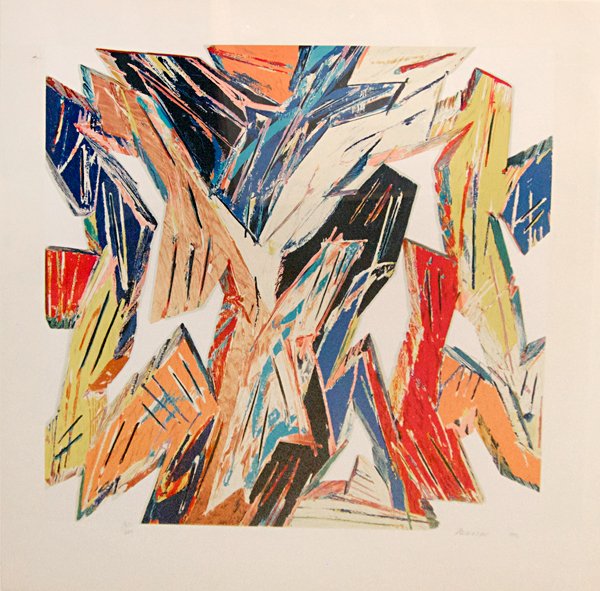 Charles Arnoldi, Untitled, 1990 : Color print From an edition of 200 Signed, dated, and numbered in pencil on recto Image: 22 x 20.75 inches; Framed: 36.5 x 33.75 inches