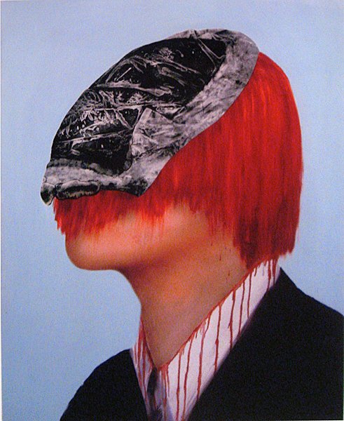 Lynn Foulkes, Lot of Six Bloody Head Series, 2001: Digital pigment prints on Epson semigloss paper Mixed group of six from the total of six images done in both individual editions of 30; Produced as well in a box set 2000 from an edition of 10 I