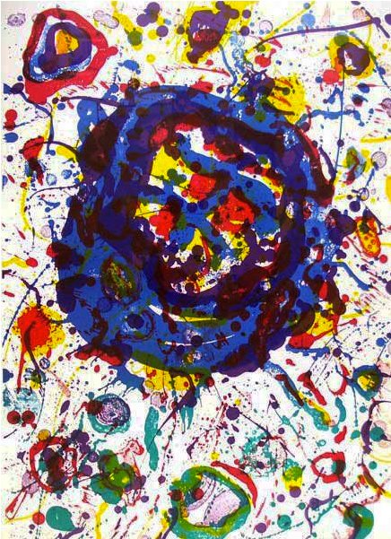 Sam Francis, Untitled (SF-316), 1986: From the Michel Waldberg: Poémes dans le ciel series Numbered IL/L from an edition of 176 Signed and numbered in pencil on recto Published by: Philosophie des Arts; Francis Delil
