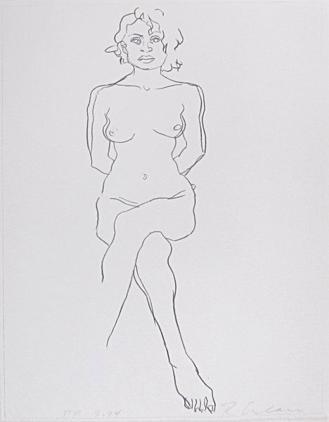 Robert Graham, Untitled, 1994: Lithograph Printer’s proof outside of an unknown edition Signed, numbered and dated in pencil on recto; Hamilton Press Stamp on recto Image: 14.75 x 10.75 inches; Framed: 30 x 25 inches