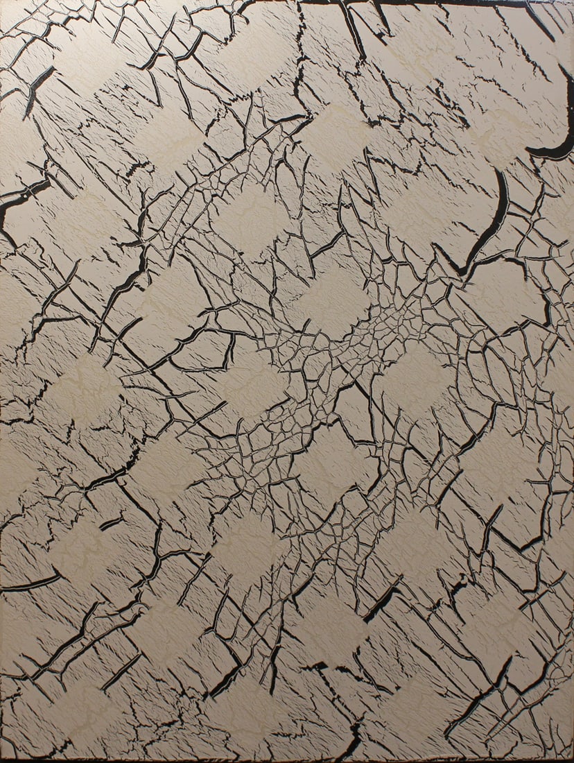 Ed Moses: Spac Grid, 2007: Ed Moses Spac Grid, 2007 Acrylic on canvas Signed on verso Dimensions: 40 1/2 x 30 inches