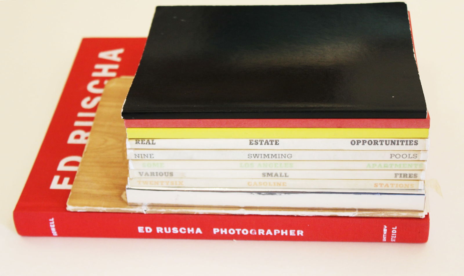 Ed Ruscha: LOT OF 11: A Collection of Artist's Books: LOT OF 11 Ed Ruscha A Collection of Artist's Books Prints and graphite art 1. Colored People (first/only edition) 2. Business Cards (first/only edition) 3. Ed Ruscha Photographer 4. Twentysix Gasoline