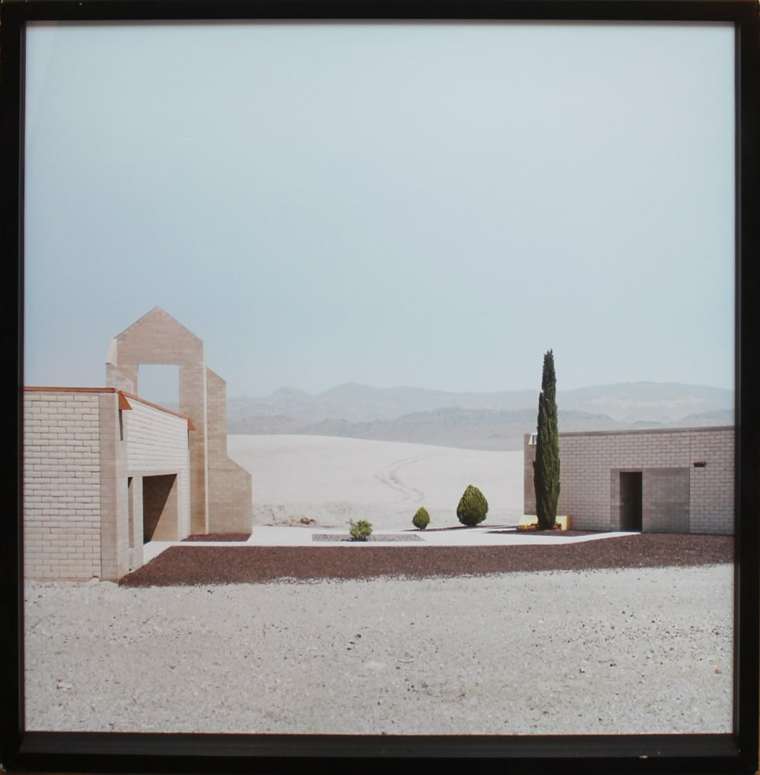 Lauren Marsolier: Building and Pines, 2010: Lauren Marsolier Building and Pines, 2010 Pigment ink print From the numbered edition of 7 Signed, dated, titled, numbered on verso Image: 30 1/8 x 30 1/8 inches Frame: 31 7/8 x 31 7/8 inches