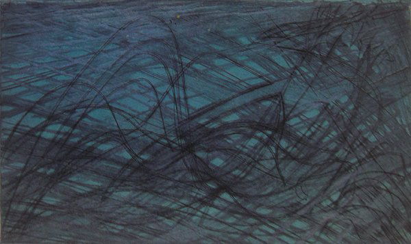 082: S.W. Hayter, Nereide, 1961: Engraving on Copper Numbered 3/50 Signed, titled, dated and numbered on recto Provenance: Tortue Gallery, Santa Monica, CA, tag on verso Image: 9.75 x 15.875 inches; Framed: 19.5 x 25.5 inches