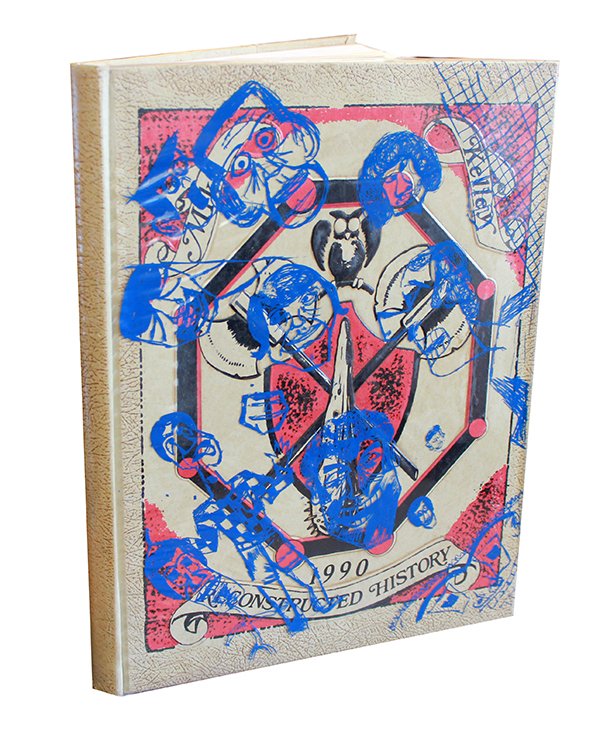 095: Mike Kelley, Reconstructed History, 1990: Hardcover limited edition book Numbered 135/250 Signed and numbered in ink on copyright page Published by: Thea Westreich, New York Image: 12.5 x 9.5 inches