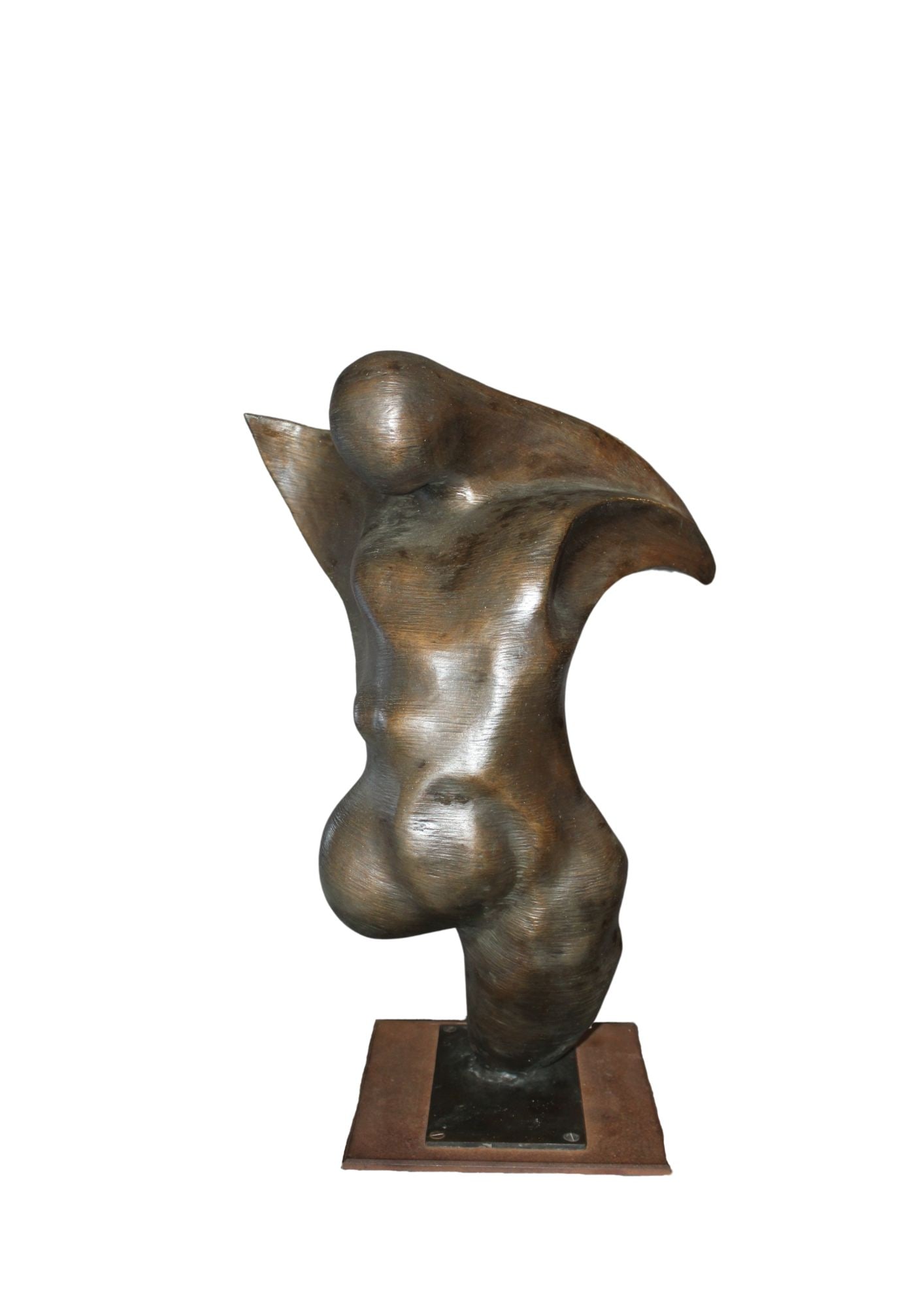 Ewin Binder: Transcendence of Man, 1976: Ewin Binder (1934-1993) Transcendence of Man , 1976 Bronze Sculpture From the numbered edition of 10 Signed/numbered Provenance: From the collection of Dr. Robert Smith Figure: 28.75 x 17 x 12 in Ov