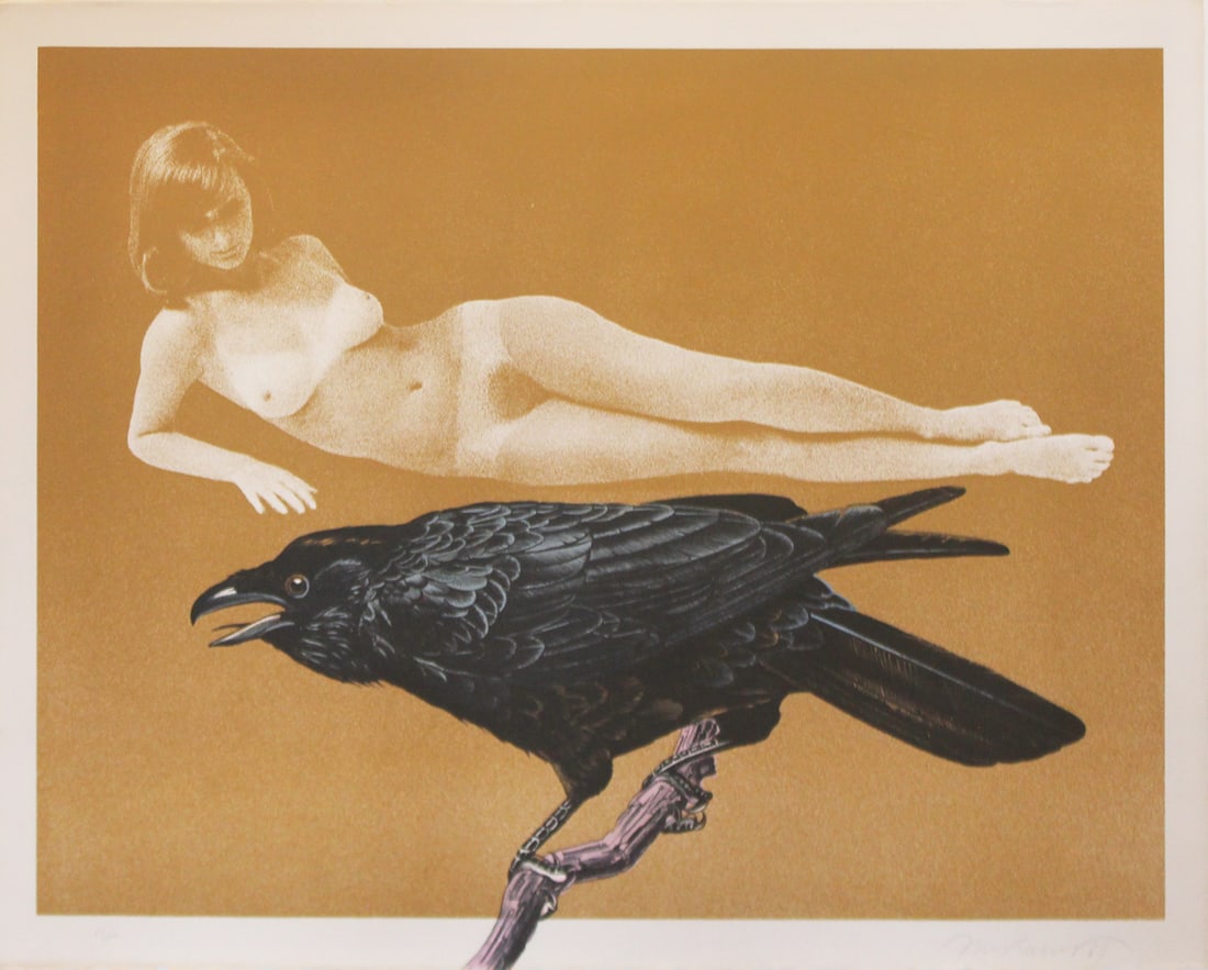 Mel Ramos: Ravin' Rita, 1969: Mel Ramos (1935-2018) Ravin' Rita , 1969 Photolithograph and lithograph From the numbered edition of 100 Signed/numbered in pencil on recto Sheet: 20.5 x 27.75 in Frame: 29 x 34.5 in