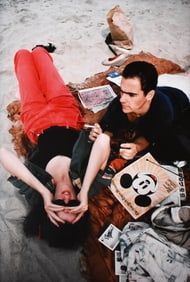 Nan Goldin: CZ and Max on the beach, Truro, MA, 1976
