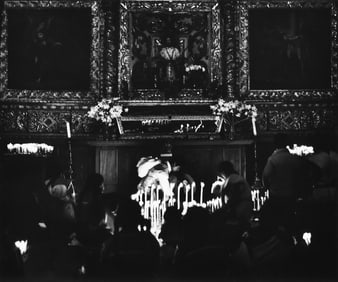 Max Yavno: San Cristobal Church Interior, Mexico, 1981