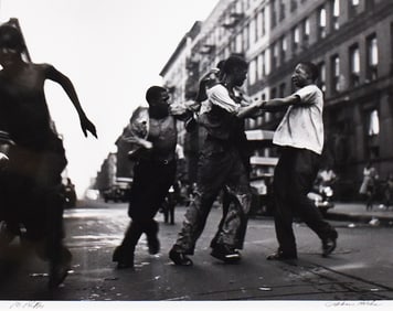 Gordon Parks: Daylight Rumble, Harlem, 1948 (Printed Later)
