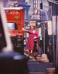 William Klein: Dolores wants a taxi, New York (Vogue), 1958; printed 2021