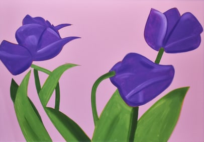 Alex Katz: Purple Tulips 1, 2021