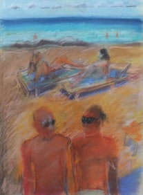 Carlos Almaraz: Beach Scene, 1984