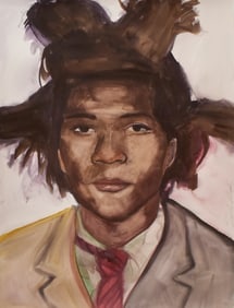 Salomón Huerta: Untitled (Basquiat Portrait), c. 2010's