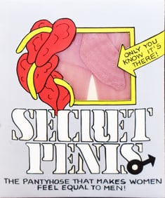 Erika Rothenberg: Secret Penis Package, 1986