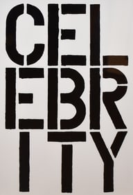 Christopher Wool: Celebrity (page from Black Book), 1989