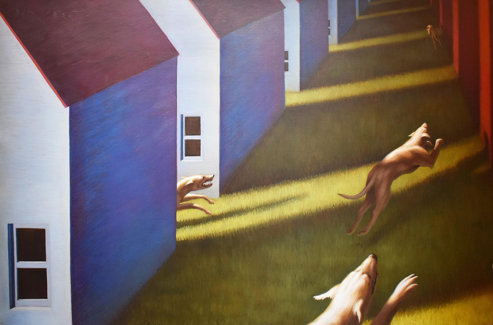 Leonard Koscianski (1952): Back Alley, 1987 (1 of 3)