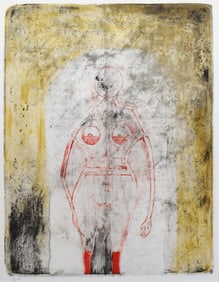 Rufino Tamayo (1899-1991): Mujer En Rojo, 1969