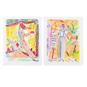 LOT OF 2: Robert Gil De Montes (1950)