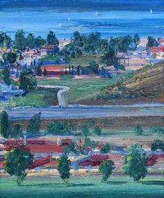 Larry Cohen (1952): View in Malibu, c. 1992-94